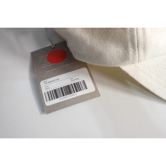 NWT Everlane Women's Baseball Cap in Ecru One Size Organic Cotton Sold Out! - Picture 4 of 8